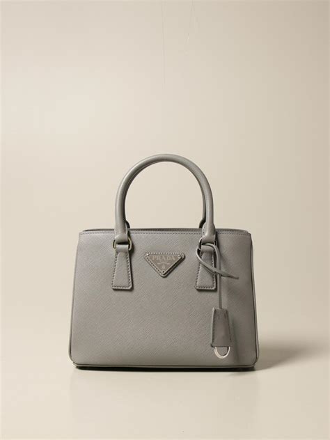 Borse Prada in Pelle Grigio 